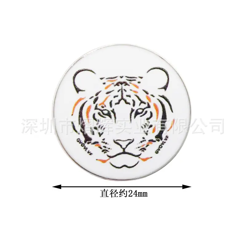 圆形老虎帽夹