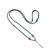 Cordón Tejido a Mano con Hebilla de Seguridad para Colgantes de Oro, Jade y Jade Hetian para Hombres y Mujeres