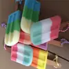 Fabricante 145*85*32mm Colorido Esponja Helado Espuma Taza Cepillo Limpiador Pasta Moldeo por Inyección