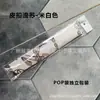 Bolsa Pop Empaquetada Individualmente con Asa Larga, Envuelto con Pañuelo de Seda, Pañuelo Pequeño de Satén Estampado, Cinta, Cinta de Regalo