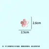 Flor de Durazno de Simulación 3D de Primavera Accesorios de Resina Venta Caliente Transfronteriza Accesorios para el Cabello Hechos a Mano DIY Pinzas para el Cabello Forma de Flor/Brote de Flor