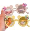 Mickey gafas de sol para niños gafas de sol al por mayor niños lazo dibujos animados lindas niñas gafas de sol protector solar fábrica