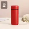 Taza de bolsillo mini de pequeña capacidad, taza de color sólido de acero inoxidable 316 con aislamiento al vacío, separación de té y agua, para preparar té portátil, personalizable