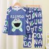 Pijamas para niños del sudeste asiático Conjuntos de ropa para niños Primavera y otoño Pantalones de manga larga Pijamas para bebés niños y niñas Conjuntos de ropa para el hogar