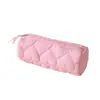 Nuevo estuche acolchado con forma de corazón multifuncional, bolsa para guardar brochas de maquillaje, estuche para estudiantes, bolsa para papelería, bolsa de almacenamiento portátil