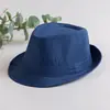 Sombrero de copa de verano para mujer, nuevo sombrero de lino con protección solar, sombrero de sol para viaje, sombrero de copa británico, sombrero de jazz para hombre, sombrero de playa para pareja