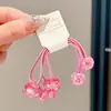Venta al por mayor de fábrica Cintas para el pelo de niños Cuerdas para el pelo de bebé con forma de estrella de cinco puntas Dulces Alta elasticidad Bandas de goma duraderas Cuerdas para el pelo con cuentas de dibujos animados
