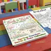 10 hojas/paquete de pósters para colorear, nuevo álbum de graffiti creativo dibujado a mano para buscar y colorear, divertido jardín de primavera transfronterizo