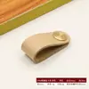 Manijas de Cuero de Color Latón Transfronterizas para Gabinetes, Estilo Sencillo para Armarios y Cajones, Manijas de Cuero de Cobre Puro para Bolsos y Cajas