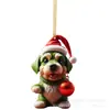 Pendente de Cachorro de Natal Transfronteiriço Decoração de Árvore de Natal Enfeite de Carro Decorações para Casa Pingente