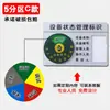 Sinalização de Identificação de Status de Equipamento, Placas de Identificação Mecânica em Acrílico para Instrumentos, Sinalização de Status Operacional de Equipamentos de Máquina, Placas de Identificação de Gerenciamento