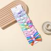 10 Piezas por Tarjeta Diadema de Unicornio con Degradado Arcoíris Lazo de Escamas de Pez Clip para el Cabello Infantil de Halloween Dibujos Animados