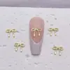 Novedad Ins Joyería para Uñas con Lazo Estilo Japonés Lujo Ligero Aleación Lazo Cinta Decoración de Uñas Venta al por Mayor