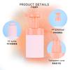 Shengyao en stock especial transfronterizo para botella de espuma tipo Mu Si con dispensador de 120 ml, botella para gel de baño y manos, botella espumadora para niños
