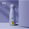 Paraguas de Bolsillo tipo Cápsula para Mujer, Recubrimiento Negro Engrosado, Protección Solar, Paraguas Sombrilla, Paraguas Plegable, Doble Uso para Sol y Lluvia, Sombrilla Solar Personalizada al por Mayor