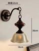 Araña de Sala de Estar Estilo Retro Francés con Pantalla de Patrón de Grietas de Hielo, Araña Vintage Estilo Nanyang para Dormitorio y Comedor, Luz Principal Moderna para el Pasillo