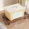 Base de Caja de Almacenamiento Movible Soporte Multifuncional Bandeja Organizador Tablero de Almacenamiento con Ruedas de Pie Estante de Almacenamiento Doméstico