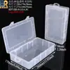 Caja de plástico transparente para accesorios de somier, caja de almacenamiento para piezas de baterías, caja de clasificación de herramientas