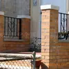 Valla de hierro para escaleras exteriores de estilo europeo protección de escaleras barandilla de artesanía de hierro valla de hierro de artesanía metálica para villa