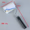 Pincel rolo atacado pincel rolo 4 polegadas listra azul e amarela pincel rolo adesivo à prova d'água pincel rolo hot melt rolo de pintura