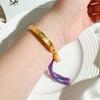 Pulsera antigua hecha a mano de Hada Zixia Jiyan para mujer sólida abierta ajustable retro nacional moda regalo