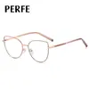 81510 nuevo marco de gafas de metal fino de moda fábrica de comercio exterior en stock gafas para miopía al por mayor se pueden combinar