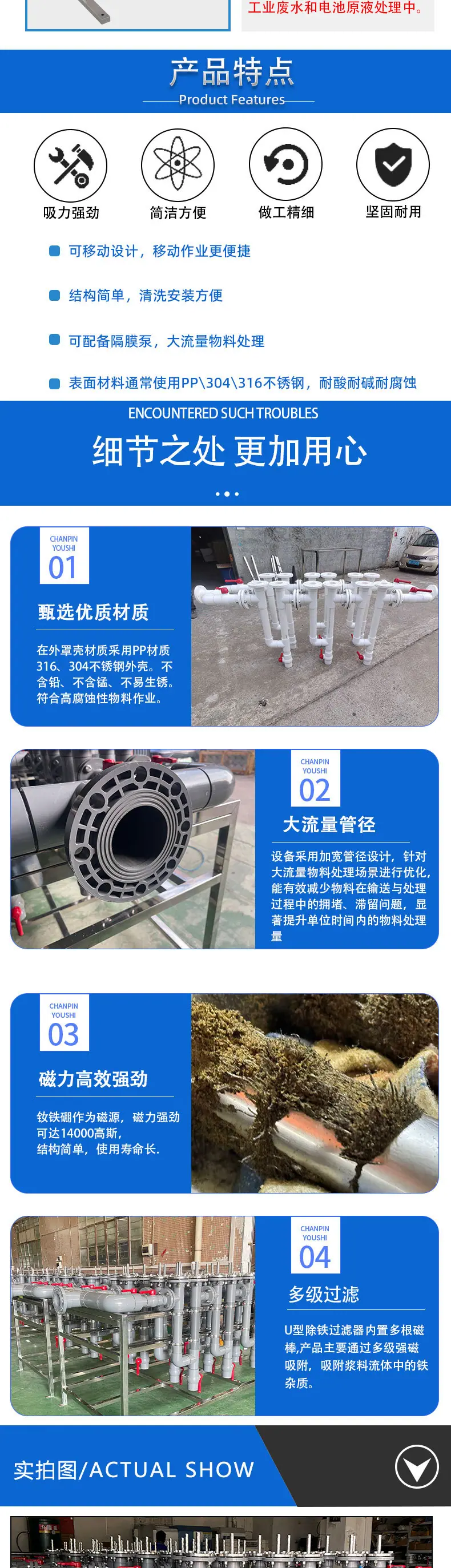 浆料除铁器