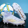 Chuteiras de Futebol Estudantis Transfronteiriças para Homens e Mulheres, Chuteiras Tf Masculinas para Treinamento, Chuteiras Longas Fg Profissionais para Competição, Tênis de Treinamento Respiráveis para Adultos
