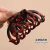 Super Fixação para Cabelos Grossos Penteado Retro de Alta Qualidade Presilha de Cabelo Abóbora Tubarão Garra para Nuca Presilha de Garra Acessório de Cabelo de Alto Valor