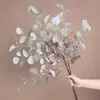 Hojas de Eucalipto Artificiales de Dinero para Fotografía al Aire Libre, Decoraciones de Boda, Decoración del Hogar y Vegetación Falsa