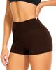 Shorts de Yoga Transfronterizos, Pantalones Cortos Hot para Mujer, Pantalones Deportivos de Cintura Alta con Control de Abdomen de un Punto, Pantalones de Fitness Estampados con Estampado de Leopardo Ajustados de Alta Elasticidad