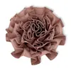 Flor de Cinta Clavel Tela Flores Plegadas Hechas a Mano DIY Pasadores para el Cabello de Niños Diademas Ropa Zapatos y Sombreros Accesorios de Flores