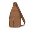 Bolso de pecho para mujer, novedad de 2025, de gran capacidad, bandolera de tela de nailon a la moda, mochila pequeña deportiva informal de moda.