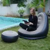 Pedido Atacado do Fabricante para Sofá Inflável Combinado, Sofá-Cama Individual, Sofá Preguiçoso, Cadeira Longa para Cochilo, Cadeira de Descanso com Apoio para os Pés