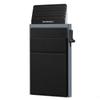 Billetera de Aleación de Aluminio para Hombre con Expulsión Automática de Tarjetas de Empuje Lateral Transfronteriza, Antimanética Rfid, Cartera Delgada para Tarjetas de Crédito S124