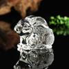 Estatueta de Animal em Cristal Coelho do Zodíaco Artesanato Multicolorido Decoração de Presente Ornamento de Fortuna Bola de Cristal