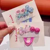 Elásticos de Cabelo Infantis de Desenho Animado, Laços Fofos para Rabo de Cavalo, Elásticos de Alta Elasticidade, Cordas de Cabelo com Pontas Duplas