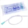 Catéteres Urinarios Desechables Huayue, Sin Balón, Estériles, PVC de Grado Médico, 100 Piezas, Transparentes, Recolección Universal de Orina, Empaquetados Individualmente