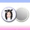 Itzy Choi Ji-Soo Espejo de Lata Espejo de Maquillaje Espejo Portátil Soporte para Conciertos Mercancía de Tiktok Mismo Estilo