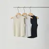 Regata Redonda Lulu Style para Mulheres, Novo Top Básico Slim Fit para Camadas Verão 2026