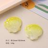 Acessórios de resina diy dos desenhos animados acessórios gradiente shell creme cola artesanal grampo de cabelo caso do telefone móvel sapato fivela acessórios lote