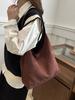 Bolso de gamuza Niche para mujer, nuevo bolso de hombro de gran capacidad, moderno y versátil, bolso de mano informal para uso diario (2024)
