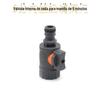Válvula de bico com rosca interna de 6 pontos conexão padrão interruptor ABS plástico irrigação de jardim interruptor de válvula com rosca interna de 3/4