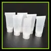 Botella sub-empaquetada de manguera 5ml desinfectante de manos botella de muestra pequeña champú gel de ducha sub-empaquetado 5ml botella de manguera transparente loción
