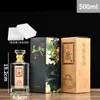 Material blanco cristal Botella de vino de cristal de montaña 1 kg botella de vino copa de vino blanco botella vacía caja de vino juego caja de vino logo impreso