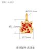 Lujo Ligero Oro Antiguo diy Tejido Pulsera Accesorios Accesorios para Pulsera Shajin Cola de Sirena Cuentas Koi