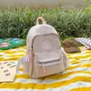 Nova Mochila Escolar para Estudantes Universitárias, Mochila Casual Simples e Versátil, Bolsa Leve para Viagens de Curta Distância para Alunos do Ensino Fundamental e Médio