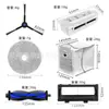 Adecuado para Accesorios del Robot Aspirador Ecovacs Deebot Mini Cepillo Rodante Líquido de Limpieza Filtro Lateral Trapo para Mopa Bolsa para el Polvo