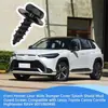 Tornillos Metálicos Universales para Parachoques y Guardabarros de Coche, Almohadillas de Fijación, Tornillos Autorroscantes M5*18 de Cabeza Hexagonal