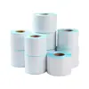 Papel Térmico Autoadhesivo Resistente a Tres Pruebas, Rollo en Blanco para Impresión de Códigos de Barras, Etiquetas para Envíos Express Transfronterizos, Pegatinas Impermeables y a Prueba de Aceite
